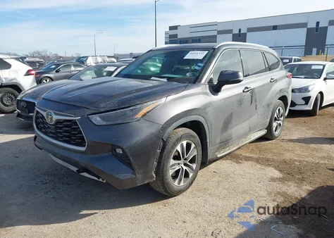 2022 Toyota Highlander Xle from USA, damaged, VIN 5TDGZRAH3NS540489